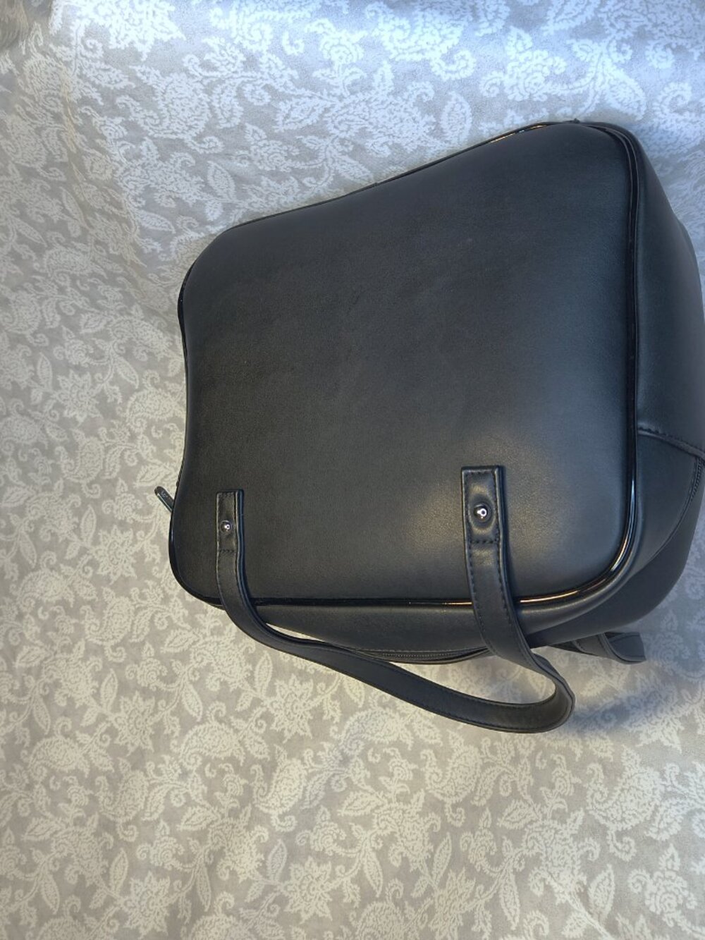 Black Sourpuss Oh the Horror Bowler handbag 10 x 11" with feet - Picture 12 of 14